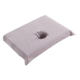 thumbnail image 2 of Half Table Hole Towel Grey Grey, 2 of 7
