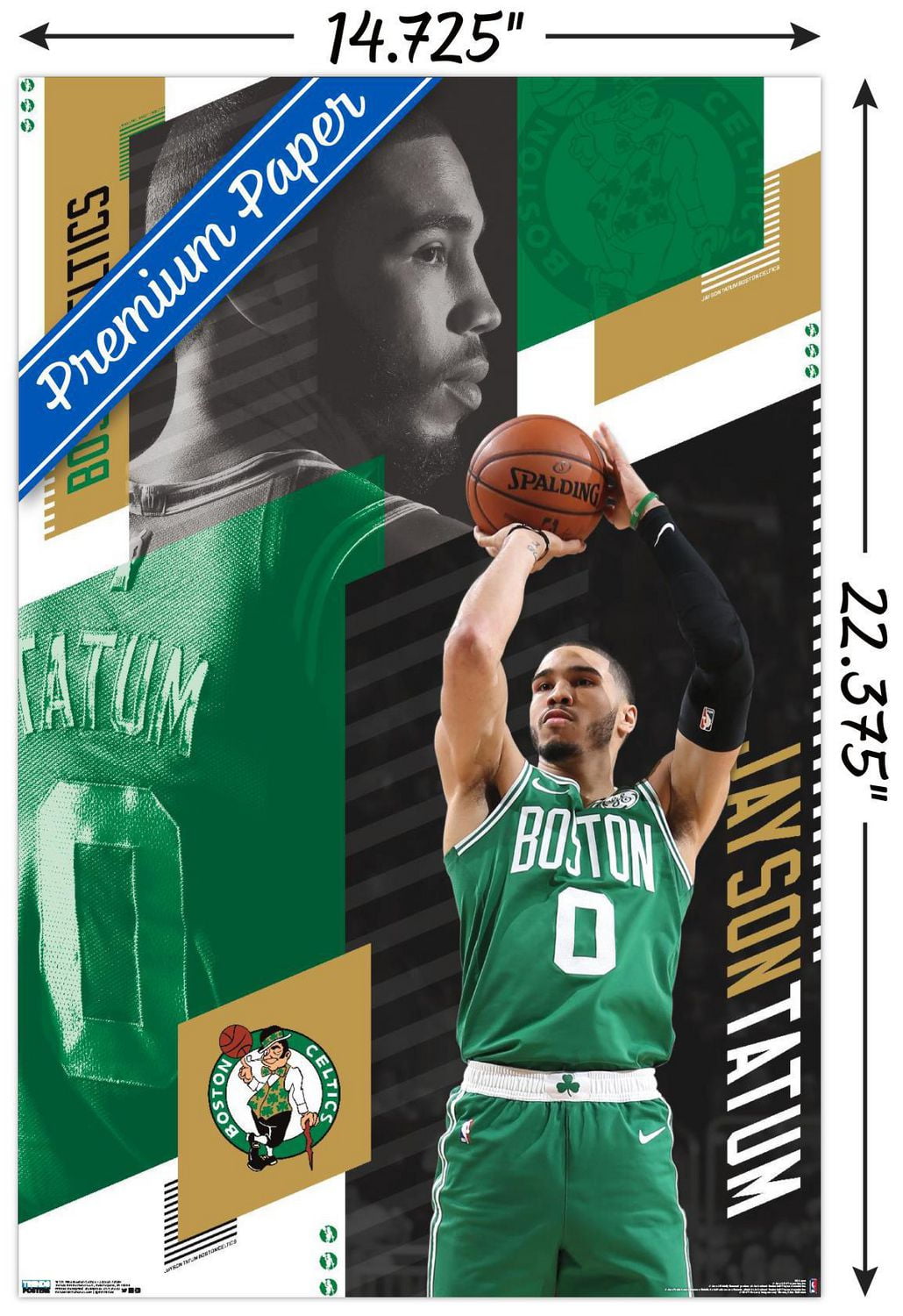 NBA Boston Celtics - Jayson Tatum 19 Wall Poster