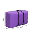thumbnail image 3 of RYRDWP Large Clothing Storage Bags 100L Clothes Storage Bag Foldable Clothing Storage Bags With Zippers Clothes Bags For Storage Christmas Tree Storage Bag Fits, 3 of 9