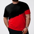 thumbnail image 2 of Ketyyh-chn99 T-Shirts Chemises pour Hommes Chandail pour Hommes Col Rond Confortable Coton Coupe Décontractée T-Shirts Amples pour Hommes T-Shirt Classique Doux Rouge,7TG, 2 of 4