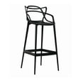 thumbnail image 2 of Kooper tangled polypropylene Modern-Mid Century Stool in Black, Indoor - Outdoor Stool, Kitchen Stool, Restaurant Stool Set 2, 2 of 4