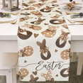 thumbnail image 1 of Limited Time Deal Iumwxz Cute Rabbits Themed Tablecloth Linen Printed Table Flag Easter Restaurant Decoration 4 Sizes Available up to 70% off Birthday Gifts for Women The Big Save, 1 of 6