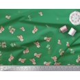 thumbnail image 2 of Soimoi Georgette Viscose Fabric Leaves & Flower Panel Print Fabric by Yard 42 Inch Wide, 2 of 3
