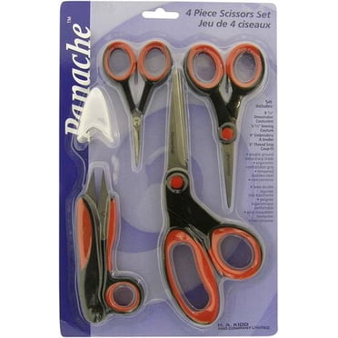 VIVA INFINITE 4-Piece Scissors Set - Dressmaker, Sewing, Embroidery & Snips, 4pc