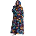 thumbnail image 1 of LUXUR Chemises de Nuit à Capuche pour Femmes, Robe de Nuit, Robe de Sommeil, Imprimé Citrouille, 1 of 2