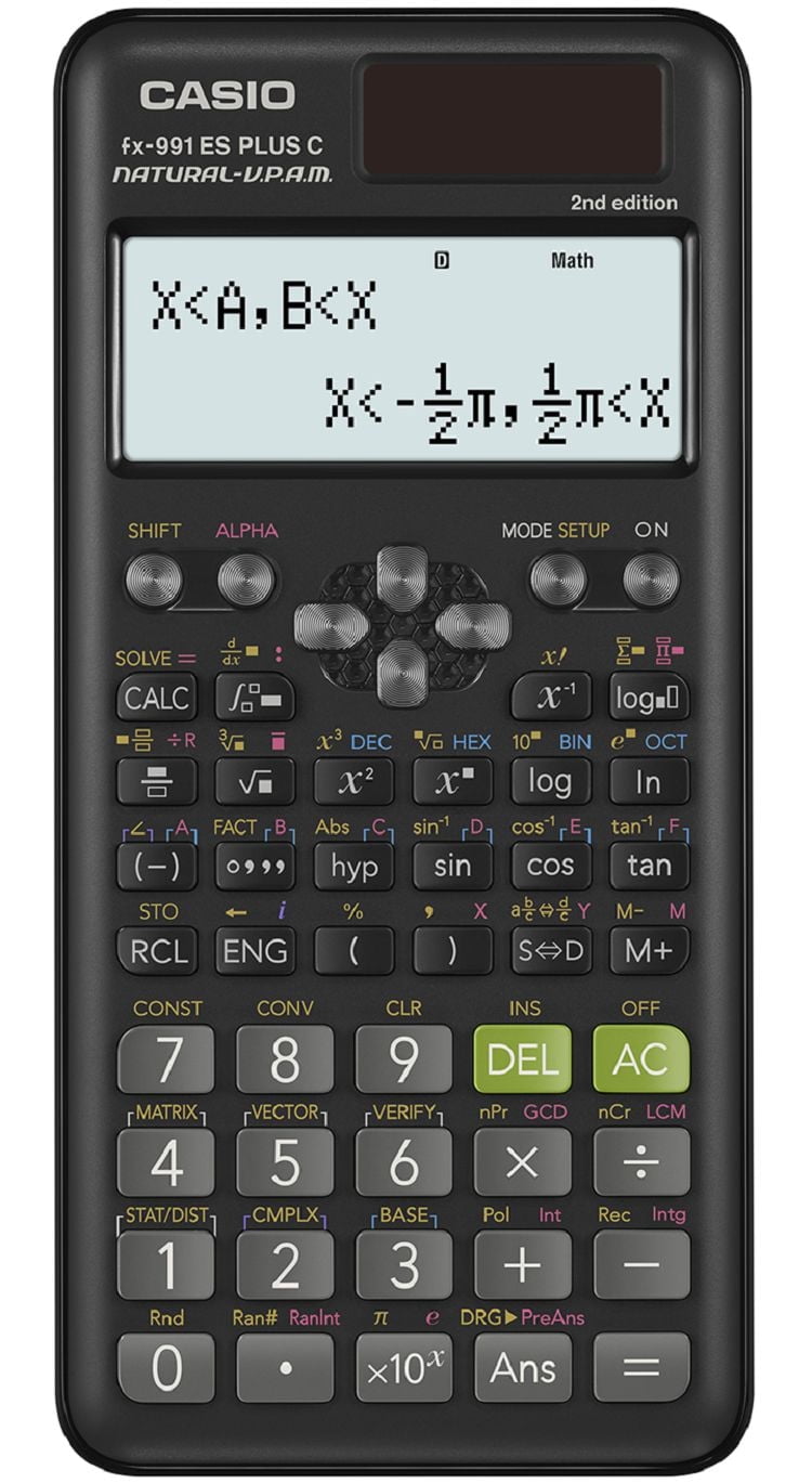 CASIO, fx-991ESPlus2, scientific calculator