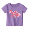 thumbnail image 3 of TZEWGL T-Shirts pour Enfants Col Rond Manches Courtes Amples Imprimé Graphique Blouse pour Nouveau-Nés Taille 4-5T, 3 of 3