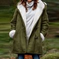 thumbnail image 1 of PVCS Womens Warm Faux Coat Jacket Winter Button Solid Long Sleeve Outerwear, 1 of 5