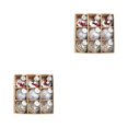 thumbnail image 2 of ZheElen Festive Decorations For Christmas Tree Spread Holiday Cheer Christmas Balls Decorations Christmas Decorations Home Decor D 2Set, 2 of 6