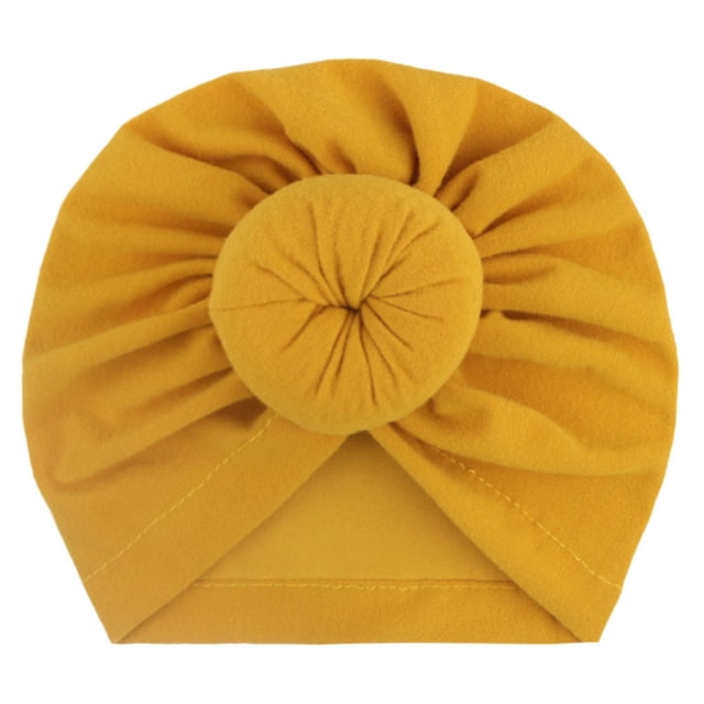 Turban Élastique Noué Doux pour Tout-Petits Filles Garçons, Couvre-Chef Extensible Confortable
