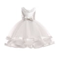 thumbnail image 1 of Robes pour Filles Robe Formelle pour Filles Robes Blanches pour Filles Robe de Mariage pour Filles Tenue pour la Journée des Enfants pour Filles Mode pour Filles, 1 of 6