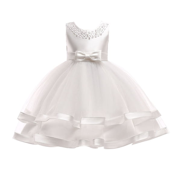 Girl Dresses Formal Dresses for Girls White Dress for Girls Toddler Tea Party Dress Girls Dresses Size Girls Fashion