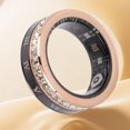 thumbnail image 3 of Bague Intelligente Décorée de Strass, Étanche, Compteur de Pas, Longue Autonomie, Bague de Mise en Forme Intelligente avec Étui de Chargement et Application, 3 of 7