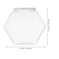thumbnail image 2 of QJUHUNG 2pcs Transparent Fish Bowl Desktop Small Fish Bowl Plastic Fish Bowl Transparent Desktop Small Aquarium Fish Bowl For Home, 2 of 8
