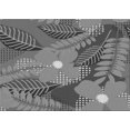 thumbnail image 1 of Ahgly Company Machine Washable Indoor Rectangle Transitional Gunmetal Gray Area Rugs, 2' x 5', 1 of 7