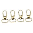 thumbnail image 3 of GUOOL 4 Pieces Lobster Clasps Clips DIY Bag Key Hook Findings 25mm Bronze, 3 of 9