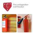 thumbnail image 3 of UPOUART 12Set Iron Fire Extinguisher Wall Mount Bracket Red Space-saving Wall Use, 3 of 8