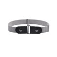 thumbnail image 2 of facefd Belt No Buckle Invisible Alloy Fashionable Long-lasting Convenience Elastic Unisex Man Multicolored DIY Prop Jeans Band Gray, 2 of 9