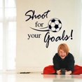 thumbnail image 1 of Becaristey Home PVC Football Anglais Lettre Autocollant Autocollant Autocollant Autocollant, 1 of 6