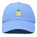 thumbnail image 3 of DALIX Casquette de Baseball en Coton Non Structuré Ananas Bleu Pâle, 3 of 4