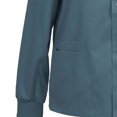 thumbnail image 3 of Womens Scrub Jacket Workwear Snap Front Warm-up Scrubs Jacket, 3 of 4