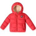 thumbnail image 1 of SYNPOS Manteau d'Hiver Épais à Capuche pour Petit Garçon Fille 4-5T, 1 of 11