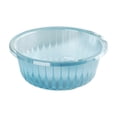 thumbnail image 1 of WRKEKC Clearance Round Collapsible Plastic Wash Basin - Multipurpose Camping/Kitchen Tub (30x30x11cm), 1 of 8