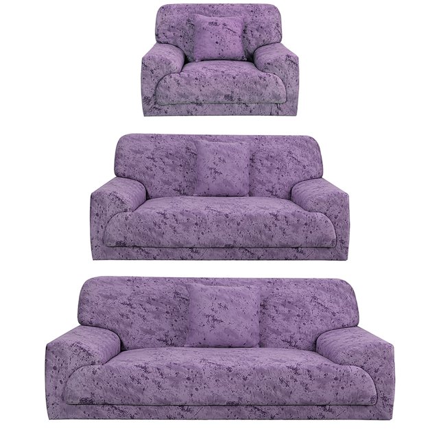 Unique Bargains Housses de Sofa 1 Pce Tissu Polyester Spandex Extensible Housse Florale