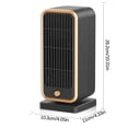 thumbnail image 3 of Agiferg New Desktop Mini Portable Heater Home Heater Bathroom Small Electric Heater, 3 of 3
