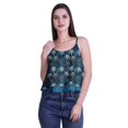 thumbnail image 1 of Moomaya Haut Court à Bretelles Spaghetti Imprimé pour Femmes Cami Tops d'Été, 1 of 5