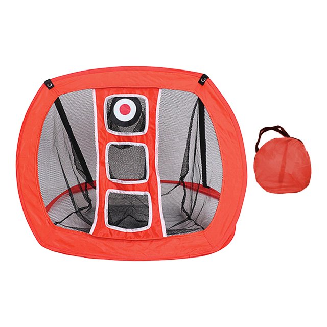Filet de Golf Cible de Golf Filet de Frappe Installation Facile Pratique de Swing Orange
