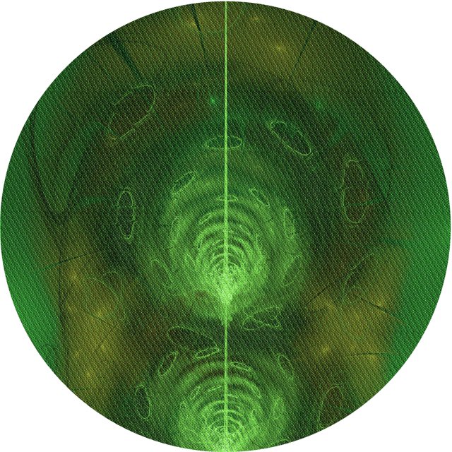 Ahgly Tapis Rond Lavable en Machine Intérieur Transitionnel Vert Forêt Foncé, 6 Pieds Rond