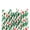 D, variant on YAOMOBB Holiday Paper Straws Festive Print Disposable Christmas Straws Drinking Straws for Christmas New Year Party (100Pcs)