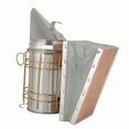 thumbnail image 4 of Galvanized Iron Beehive Smoker with Heat Shield for Hive Maintenance Beekeeping Equipment, 4 of 8
