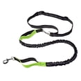 thumbnail image 2 of Becaristey Jogging Dog Leash Reflective Strip Durable Polyester Stylish Dog Leash With Adjustable Waist Belt green 1Set, 2 of 6