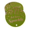 thumbnail image 1 of Inkdotpot Rose Gold Foil Paper Hang Tags Let Love Sparkle Wedding Favor Tags 100 Pieces, 1 of 1