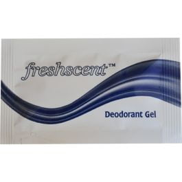Freshscent Gel Déodorant 0,12 oz Pochette Jetable 3,5 ml 200/ Paquet