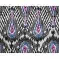 thumbnail image 4 of oneOone Polyester Lycra Fabric Big Motif Ikat Printed Fabric 1 Yard 56 Inch Wide, 4 of 4