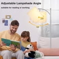 thumbnail image 4 of Floor Lamps for Living Room with Color Temperatures LED Bulb Standing Lamp Tall with Adjustable Shade Tall Lamps for Bedroom Office Classroom Dorm Room Apartment W Bulb Includ, 4 of 7