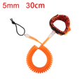 thumbnail image 4 of jinwen 10ft Surfboard Leash Surfing Leash Surfing Traction Rope TPU Lightweight Orange, 4 of 9