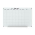 thumbnail image 4 of Audio-Visual Direct Glass Dry-Erase Calendar Whiteboard Set - 90 x 120 cm - (Magnetic, White), 4 of 7