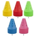 thumbnail image 4 of Transemion 10pcs/set Sturdy And Portable Hollow Windproof Roller Skating Pile For Versatile pink 1Set, 4 of 6