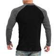 thumbnail image 5 of RXIRUCGD Pull Décontracté Mode pour Hommes Couleur Unie Manches Longues Col Rond, Noir, Taille : m, 5 of 5