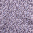 thumbnail image 1 of oneOone Soie Tabby Tissu Violet Floral Rétro Tissu Imprimé par la Cour 42 Pouces de Large, 1 of 5