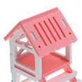 thumbnail image 4 of TISHITA Hamster Mice Mouse Cage 2-Tier Loft Hut Small Animal Play House Pink, 4 of 8