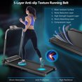 thumbnail image 2 of Superfit Tapis Roulant Pliant 3HP Compact pour Marche et Jogging avec Écran Tactile et Contrôle via Application, 2 of 10