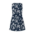 thumbnail image 4 of Pisexur Robe d'Été pour Femme, Plage, Décontractée, Sans Manches, Midi, Imprimé Floral, Débardeur, Ample, Robe Soleil avec Poche, P-2TG, 4 of 6