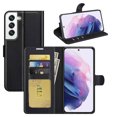 thumbnail image 1 of [PST] Samsung Galaxy S25 / S24 Wallet Case, Leather Magnetic Card Slot Wallet Folio Flip Case Cover, 1 of 5