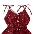 thumbnail image 2 of Combinaison Short Sans Manches à Bretelles pour Fille, Pois, Combinaison Short MHXX, 2 of 5