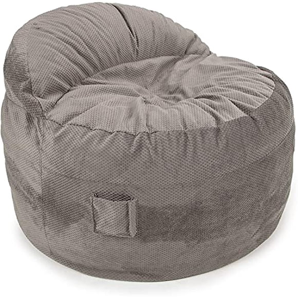 CordaRoy's Chenille Nest Chair, Convertible Chair Folds from Chair to Bed, As Seen on Shark Tank, Charcoal, Full